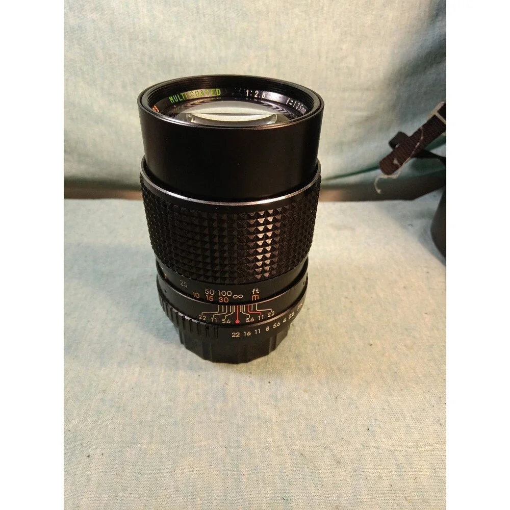 Sears Auto MC 135mm f2.8 PK Mt. lens 2 additional lens